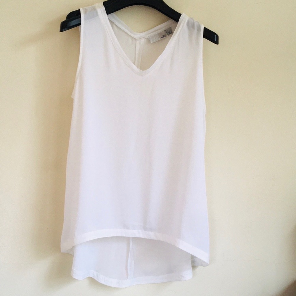 14th & Union Hi Lo Sleeveless Tunic Top